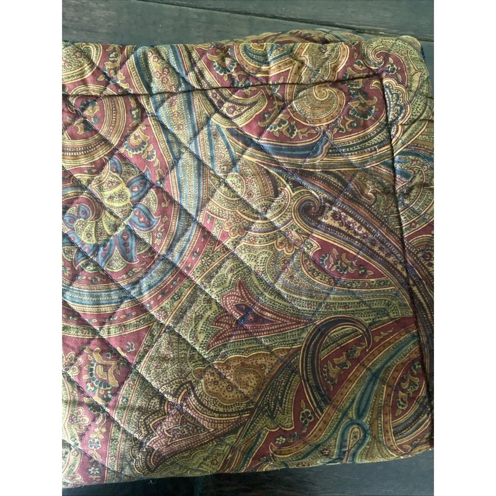 American Living LICHFIELD Ralph Lauren Standard Shams Quilted Paisley